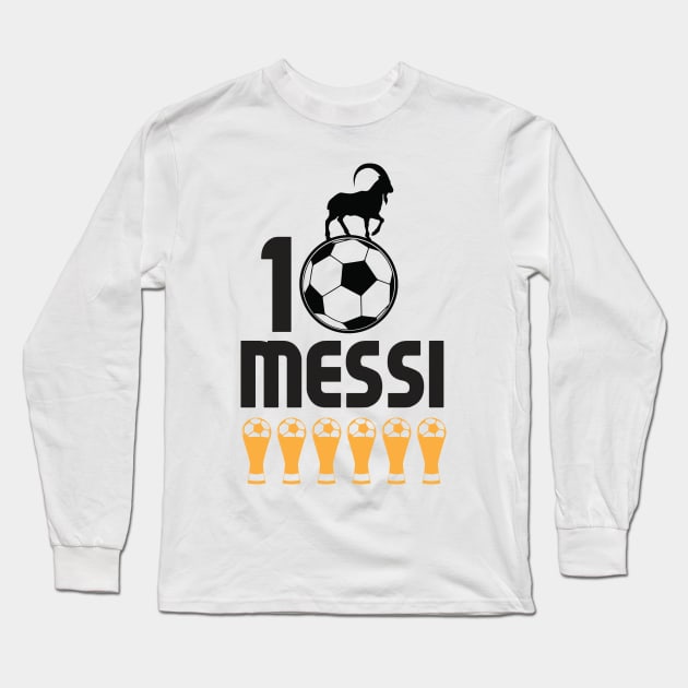 Messi Long Sleeve T-Shirt by justSVGs